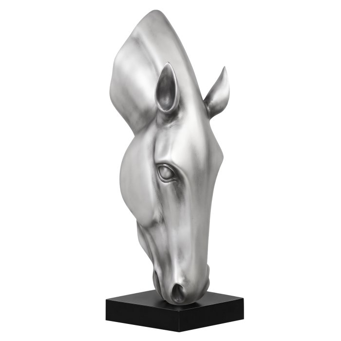 HORSE HEAD | Deco | 147 cm | Chrom