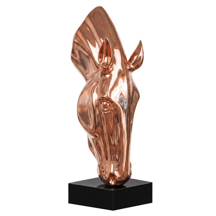 HORSE HEAD PREMIUM | Deko | H 162 cm | Kupfer