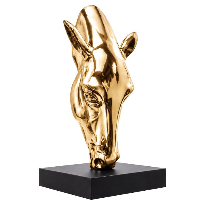 HORSE HEAD PREMIUM | Deko |H 65 cm | Gold