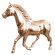 HORSE RUNNING XL | Deko | H 200 cm | Kupfer | Innenbereich