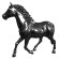 HORSE RUNNING XL | Deko |H 200 cm | Schwarz | Innenbereich