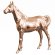 HORSE STANDING | Deco | 235 x 68 x 200 cm | Kupfer | Innenbereich