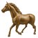 HORSE RUNNING XL | Deko | H 200 cm | Kupfer | Außenbereich