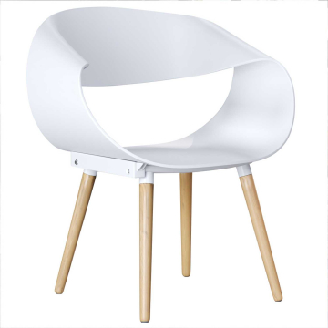 ZANOTI | Design Ruokatuoli | Valkoinen | Muovi