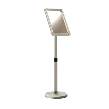 Atlanta | Info Stand | Silver | A3 | Classic | Height adjustable