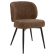 Ines | Hotel Chair | Brown | Fabric/Textile