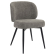 Ines | Chaise d'hôtel | Gris | Tissu / Textile