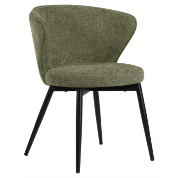 Isabella | Hotelstoel | Groen | Stof/Textiel