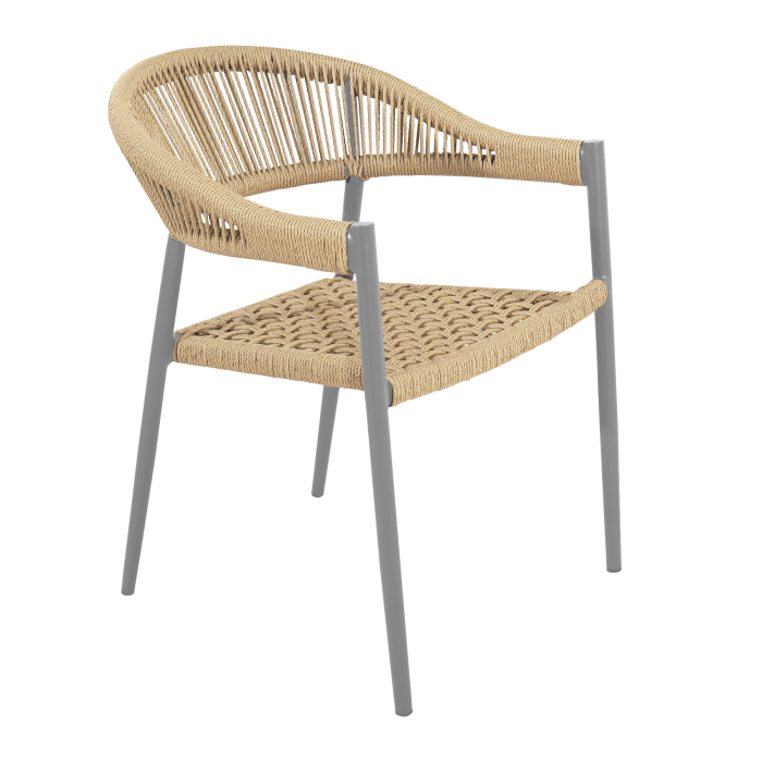 JASMIN | Bistro Terrace Chair | Brown