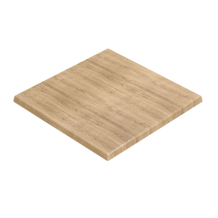 WERZA | Plateau de table Werzalit | L:P 70 x 70 cm | Chêne | Carré