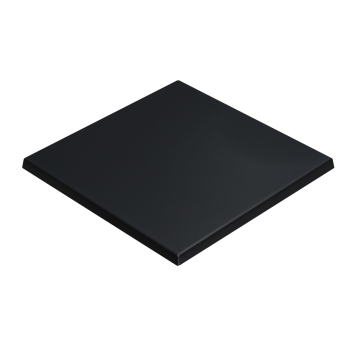 JAMAIKA | Bistro Außen Tischplatte | B:T 60 x 60 cm | Schwarz | Quadratisch
