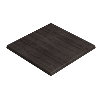 JAMAIKA | Bistro Außen Tischplatte | B:T 60 x 60 cm | Wenge | Quadratisch