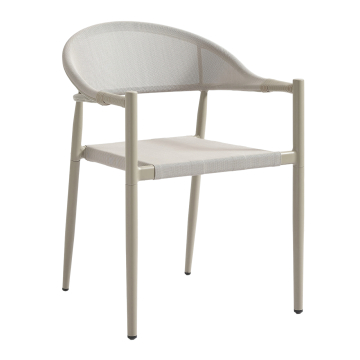 JASMIN | Chaise de terrasse bistro | Taupe