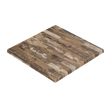 WERZA | Werzalit Tafelblad | B:D 70 x 70 cm | Vintage Oud | Vierkant