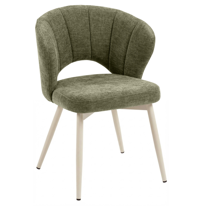JOHANNA | Hotel Stuhl | Stoff/Textil | Grün