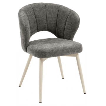 JOHANNA | Hotel Stuhl | Stoff/Textil | Grau