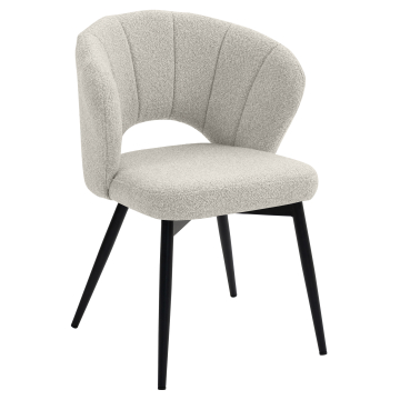 JOHANNA | Hotel Stuhl | Teddystoff | Creme