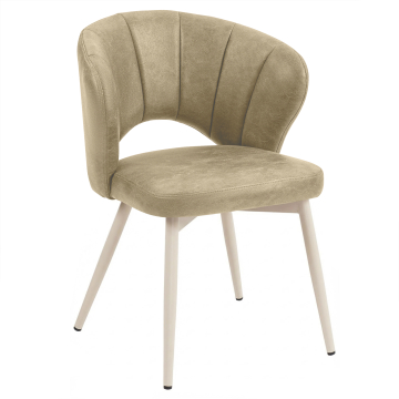 JOHANNA | Hotellstol | Skinn | Beige