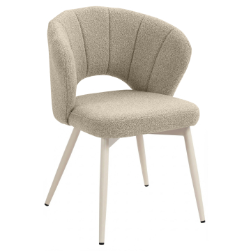 JOHANNA | Hotellstol | Teddystoff | Beige