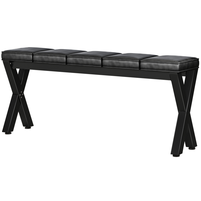 JUANA | Sitzbank B:H 200 x 81cm | 8mm | Schwarz/ Anthrazit