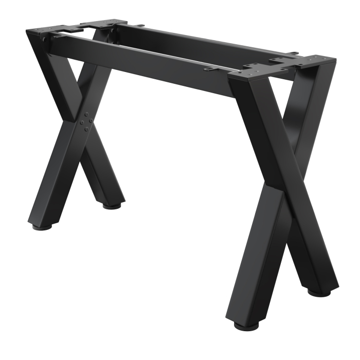 JUANA | Bistro Bar Banco Marco | Largo: Ancho: Alto: 139 x 40 x 73cm | 2 x Conectores | Negro 