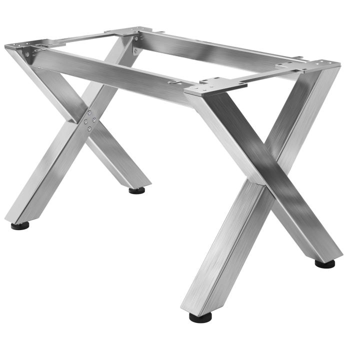 JUANA | Bistro bordramme | L: B: H: 119 x 80 x 73 cm | 2 x kontakter | Rustfritt stål | 