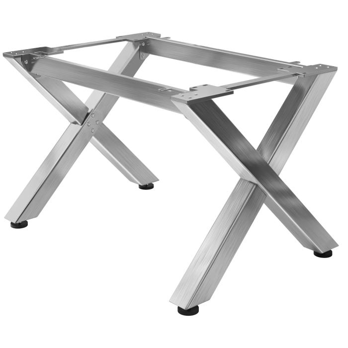 JUANA | Bistro bordramme | L: B: H: 119 x 90 x 73 cm | 2 x kontakter | Rustfritt stål | 
