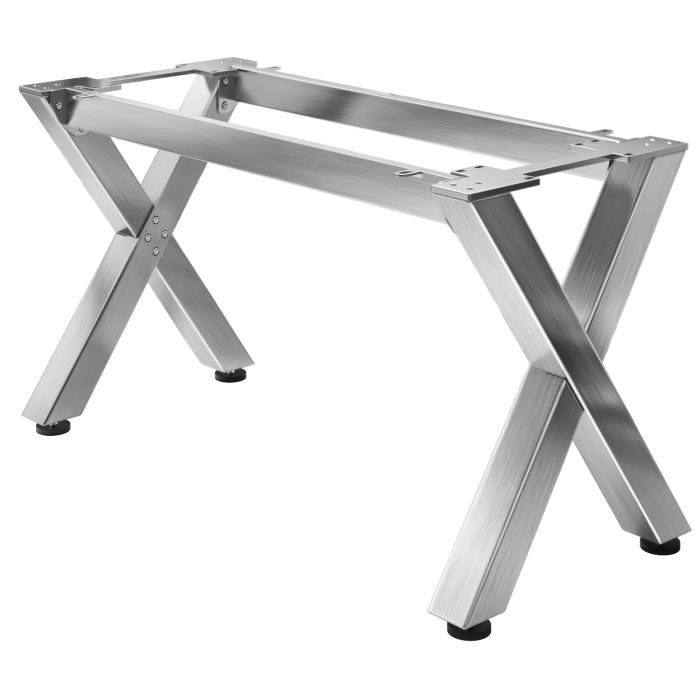 JUANA | Bistro bordramme | L: B: H: 139 x 70 x 73 cm | 2 x kontakter | Rustfritt stål | 