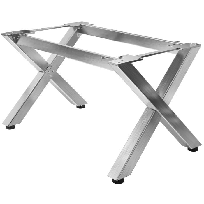 JUANA | Bistro bordramme | L: B: H: 139 x 90 x 73 cm | 2 x kontakter | Rustfritt stål | 