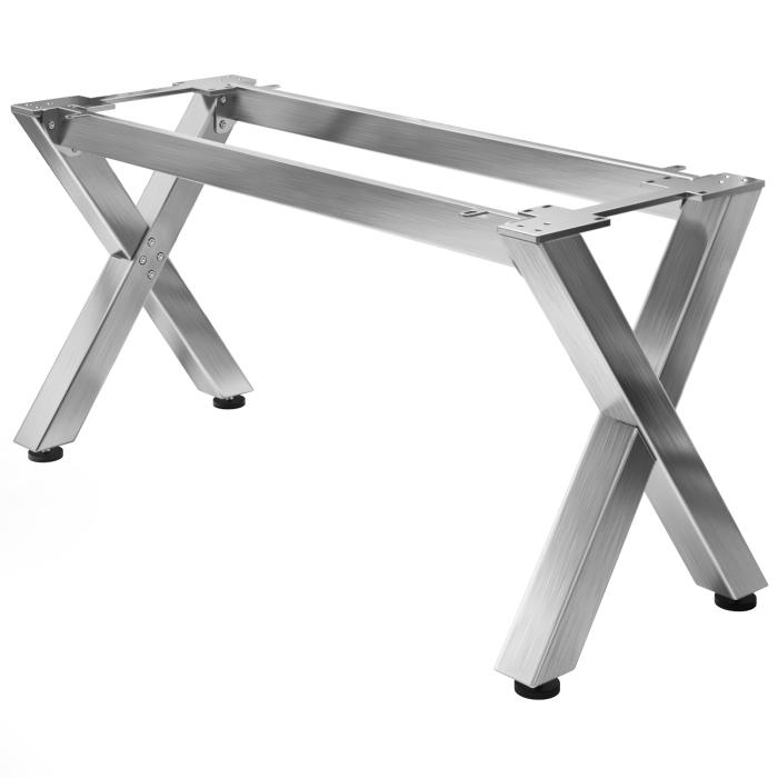 JUANA | Bistro bordramme | L: B: H: 159 x 60 x 73 cm | 2 x kontakter | Rustfritt stål | 
