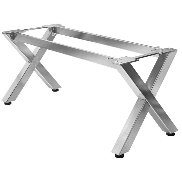JUANA | Bistro bordramme | L: B: H: 179 x 80 x 73 cm | 2 x kontakter | Rustfritt stål | 