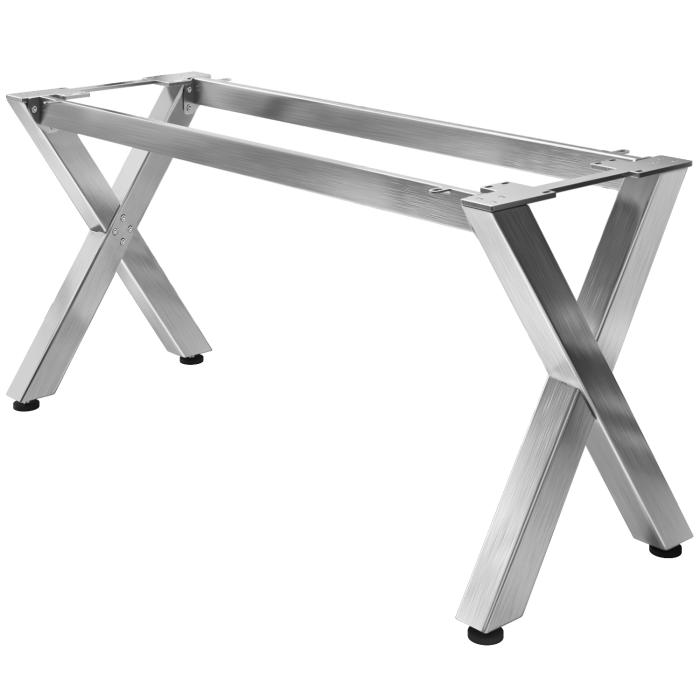 JUANA | Bistro bar bordramme | L: B: H: 199 x 60 x 105 cm | 2 x kontakter | rustfritt stål