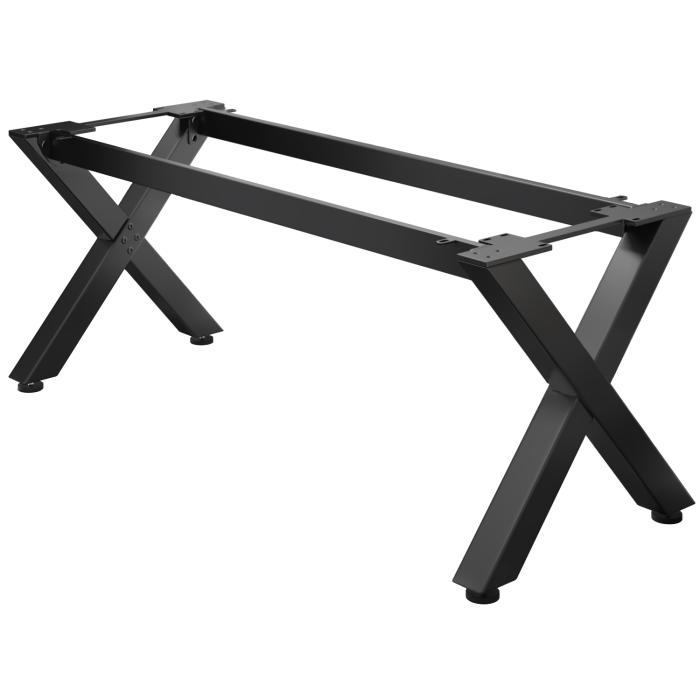 JUANA | Bistro tafelframe | L: B: H: 195 x 80 x 73cm | 2 x aansluitingen | Zwart | 