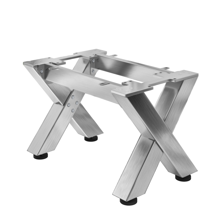 JUANA | Bistro-penkin runko | L: S: K: 119 x 40 x 43cm | 2 x liitin | Ruostumaton teräs 