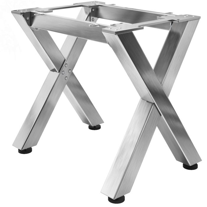 JUANA | Bistro bordramme | L: B: H: 79 x 60 x 73 cm | 2 x kontakter | Rustfritt stål | 