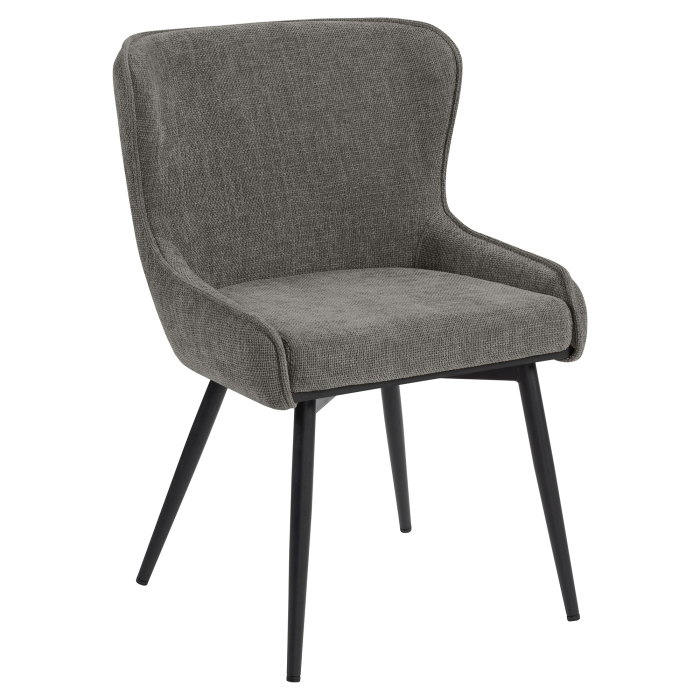 JULIUS | Hotel Stuhl | Textil/Stoff | Grau
