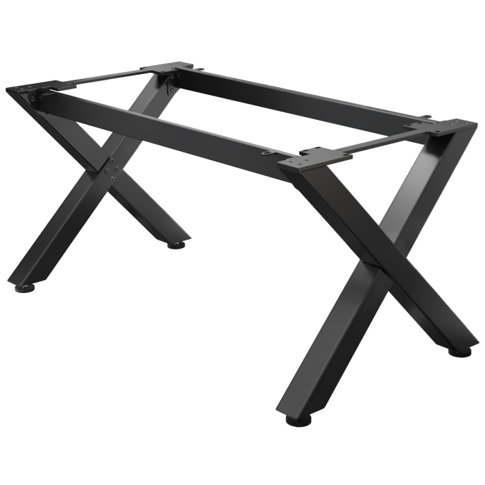 JUANA | Bistro bordramme | L: B: H: 155 x 90 x 73 cm | 2 x kontakter | Svart | 