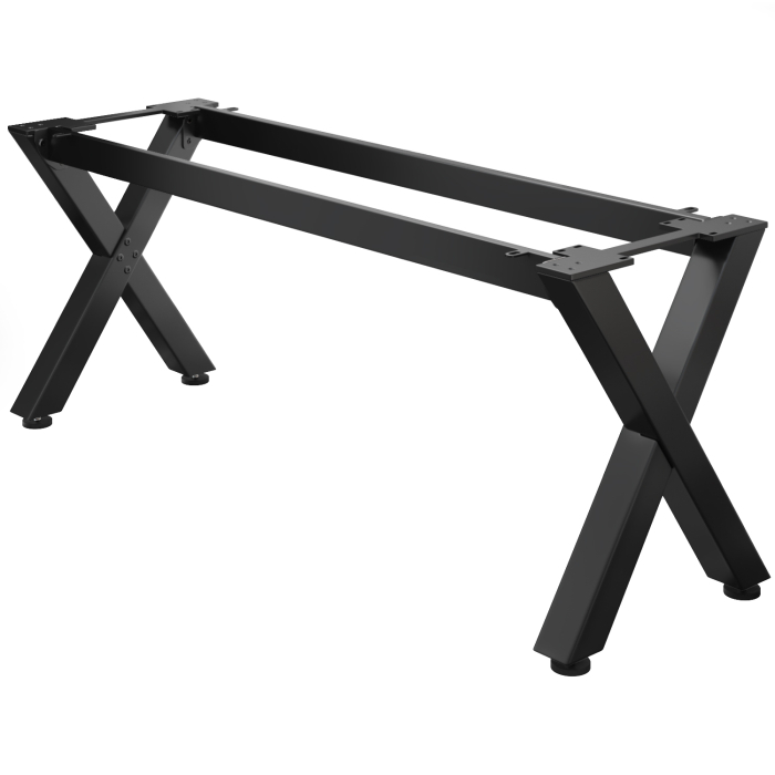 JUANA | Bistro bordramme | L: B: H: 199 x 70 x 73 cm | 2 x kontakter | Svart | 