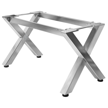 JUANA | Bistro Tischgestell | L: B: H: 139 x 80  x 73cm | 2 x Verbinder | Edelstahl | 