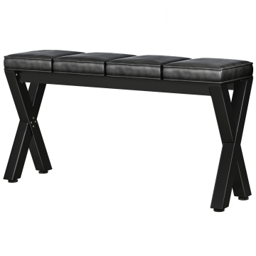 JUANA | Sitzbank B:H 160 x 81cm | 8mm | Schwarz/ Anthrazit