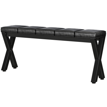 JUANA | Sitzbank B:H 200 x 81cm | 8mm | Schwarz/ Anthrazit