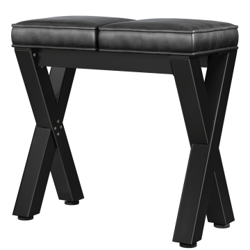 JUANA | Sitzbank B:H 80 x 81cm | 8mm | Schwarz/ Anthrazit