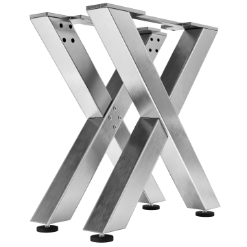 JUANA | table skids | stainless steel | legs: 8x8cm | W58xH73cm