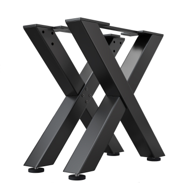 JUANA | Verrijdbare tafel | Zwart | Poten: 8x8cm | B68xH73cm