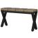 JUANA | Benk B:H 160 x 81 cm | 8 mm | Svart/ Taupe