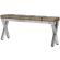 JUANA | Benk B:H 200 x 81cm | 8mm | Rustfritt stål/ Taupe