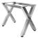 JUANA | Bistro bar bordramme | L: B: H: 115 x 70 x 105 cm | 2 x kontakter | rustfritt stål