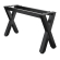 JUANA | Bistro Bar Bench Frame | L: B: H: 159 x 40 x 73cm | 2 x Connectors | Black