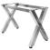 JUANA | Bistro bar bordramme | L: B: H: 135 x 60 x 105 cm | 2 x kontakter | rustfritt stål