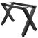 JUANA | Bistro Bar Table Frame | L: W: H: 139 x 60 x 105cm | 2 x Connectors | Black 